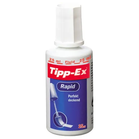 Korektor w płynie z gąbką Rapid szybkoschnący 20ml 155232, Tipp-Ex BiC
