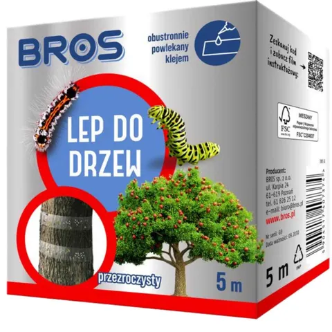 BROS taśma ochronna z klejem - LEP DO DRZEW 5m 1 szt