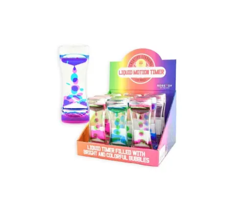 Dwukolorowy płynny timer sensoryczny - klepsydra żelowa (2 kolory), Robetoy