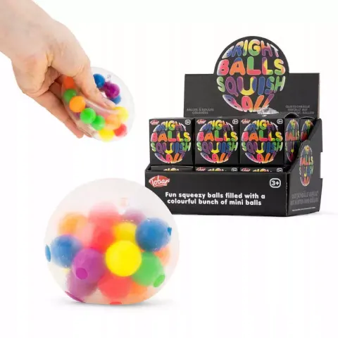 Gniotek z kuleczkami bright balls
