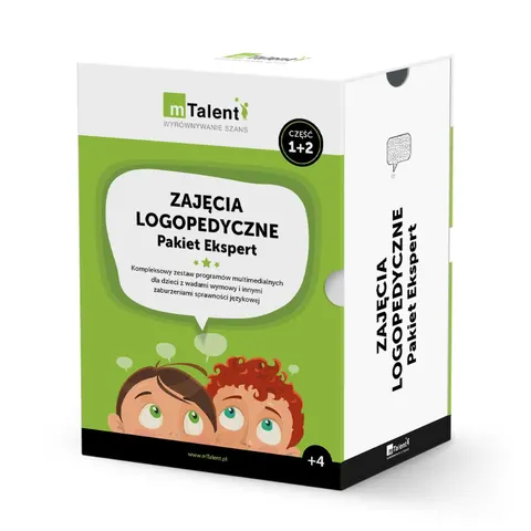 Multimedialny Pakiet Ekspert mTalent Zajęcia Logopedyczne (cz. 1 i 2)