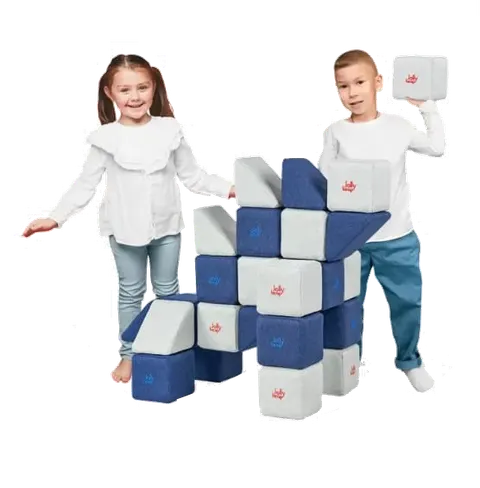 Klocki magnetyczne JollyHeap Mini 24 klocki / 2 kształty