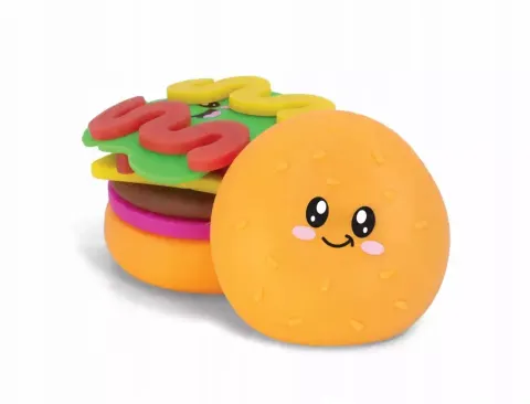 Antystresowy gniotek cheeseburger - 8 elementów