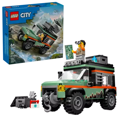 LEGO Klocki City 60447 Górska ciężarówka terenowa 4x4