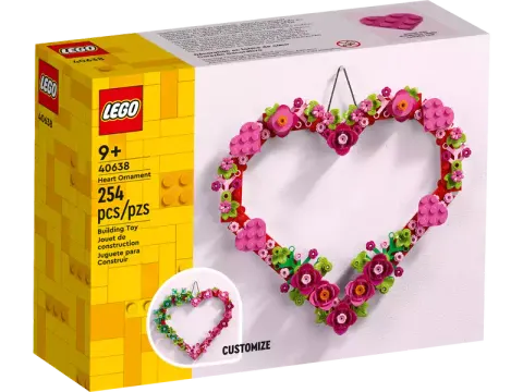 LEGO Ozdoba w kształcie serca 40638