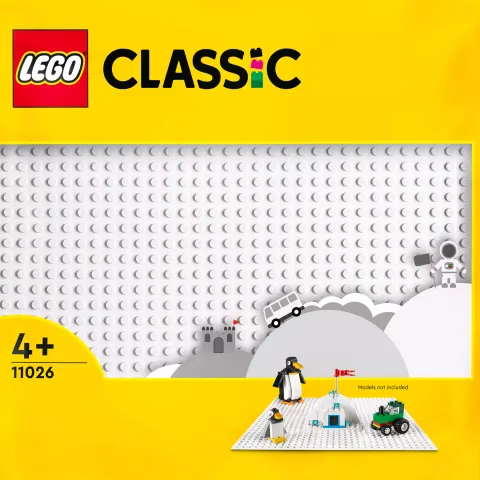 LEGO Classic Biała płytka konstrukcyjna 11026