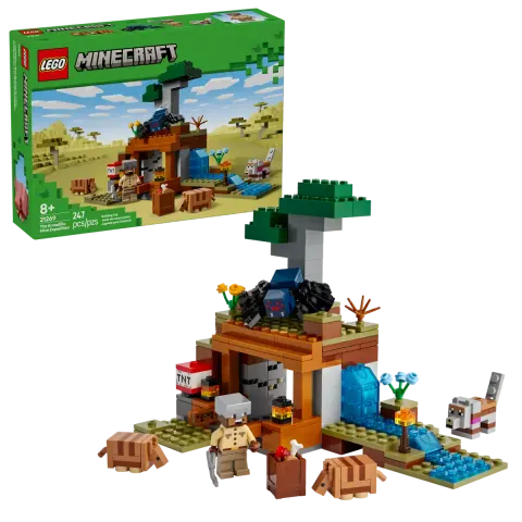 LEGO Klocki Minecraft 21269 Wyprawa do pancernikowej kopalni