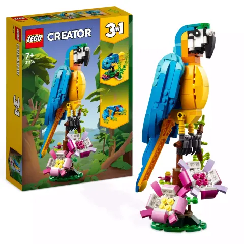 Klocki Lego Creator 3w1 Egzotyczna Papuga 31136 7+