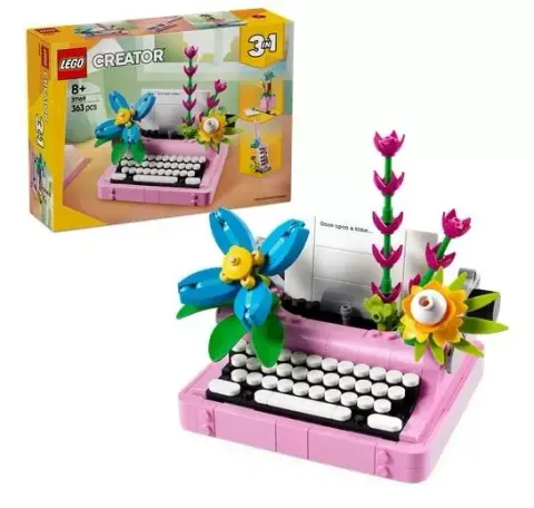 LEGO Klocki Creator 31169 Maszyna do pisania z kwiatami