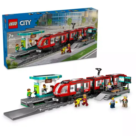 LEGO City Tramwaj miejski ze stacją 60423