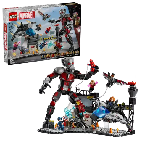 LEGO Super Heroes 76314 Kapitan Ameryka: Wojna bohaterów Bitwa