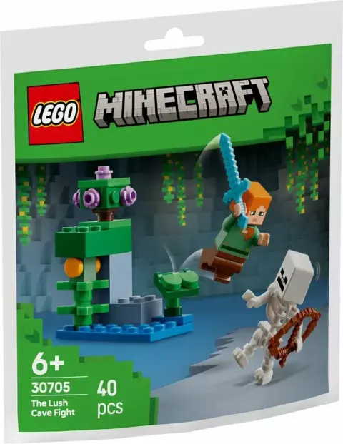 LEGO Minecraft Walka w bujnej jaskini 30705