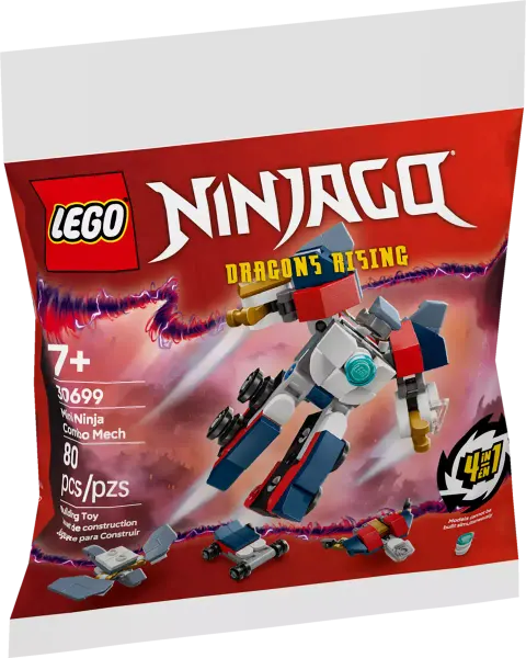LEGO Ninjago Wielofunkcyjny minimech ninja 30699
