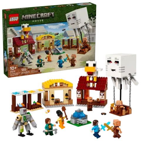 LEGO Minecraft® Atak balonowego Ghasta na wioskę 21273