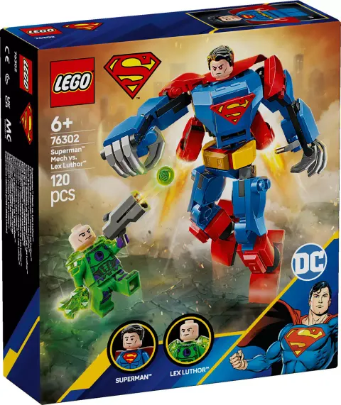 LEGO Super Heroes Mech Supermana kontra Lex Luthor 76302