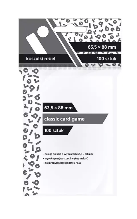 Koszulki na karty Rebel CCG Light (63x88 mm) Corvus 100 sztuk