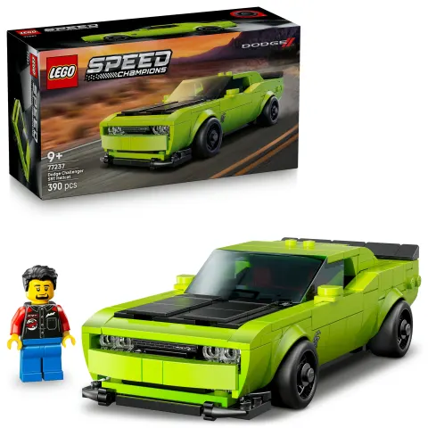 LEGO Klocki Speed Champions 77237 Samochód sportowy Dodge Challenger SRT Hellcat