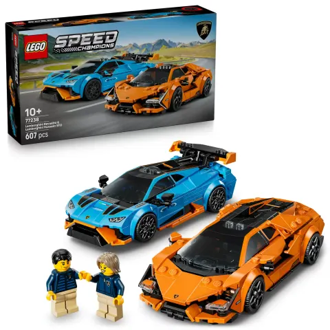LEGO Speed Champions Lamborghini Revuelto i Huracán STO 77238