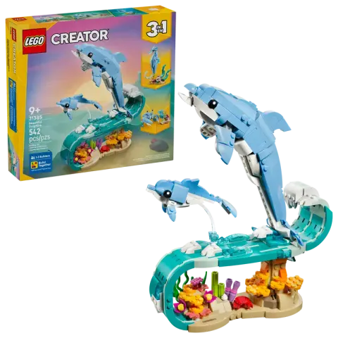 LEGO Creator 3w1 Zwierzęta morskie: piękny delfin | 31385