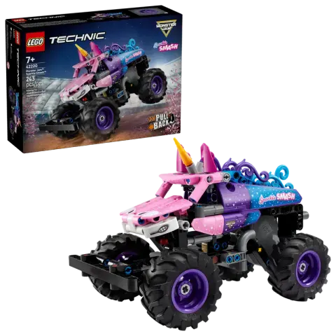 LEGO Technic Monster Jam™ Sparkle Smash™ z napędem typu pull-back 42220