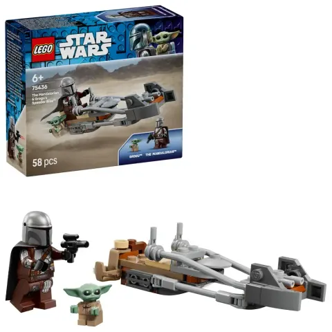 LEGO Star Wars 75436 ŚMIGACZ MANDALORIANINA I GROGU