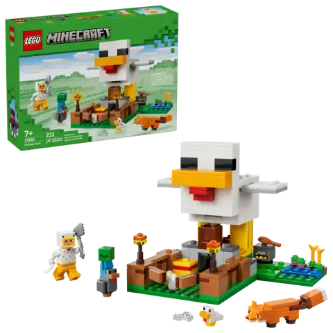 LEGO Minecraft Farma kurczaków 21585