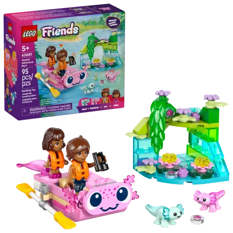LEGO Friends Przygoda na aksolotlowej łodzi 42681