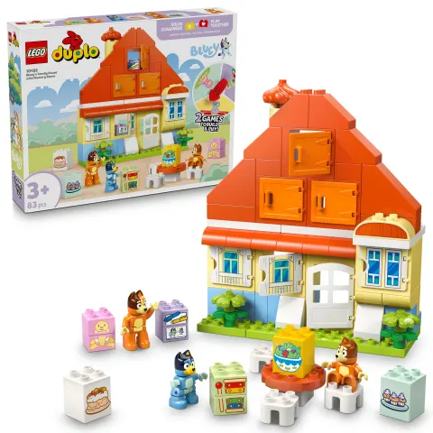 LEGO DUPLO Dom rodzinny Blue z grą pamięciową 10459