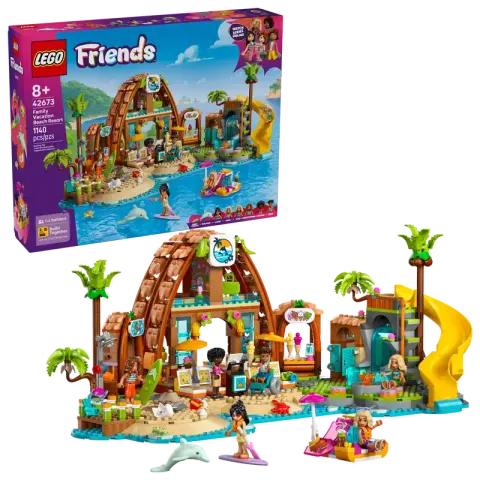 LEGO Friends Rodzinne wakacje na plaży 42673