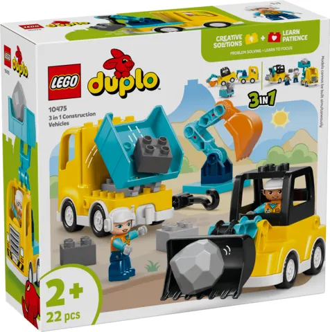 LEGO DUPLO 10475 Maszyny budowlane 3w1