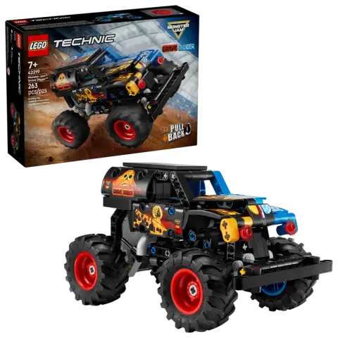 LEGO® Technic 42219 Monster Jam Grave Digger Ogień i Lód