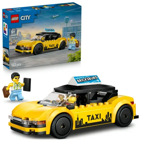 LEGO CITY 60487 ŻÓŁTA TAKSÓWKA