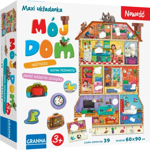 Układanka maxi Mój Dom GRANNA