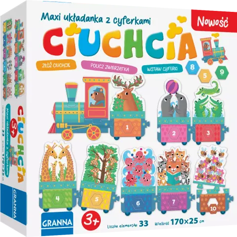 Układanka maxi Ciuchcia GRANNA