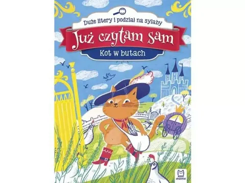 Już czytam sam Kot w butach Duże litery i podział na sylaby Aksjomat