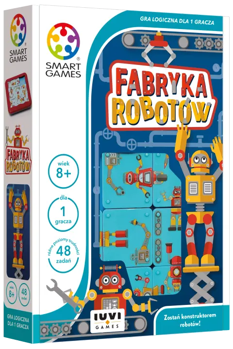 Gra logiczna Fabryka Robotów 8+, Smart Games