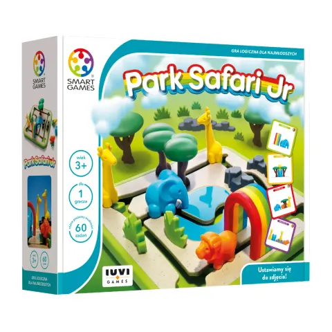 Gra logiczna Safari Park wersja PL 3+, Smart Games