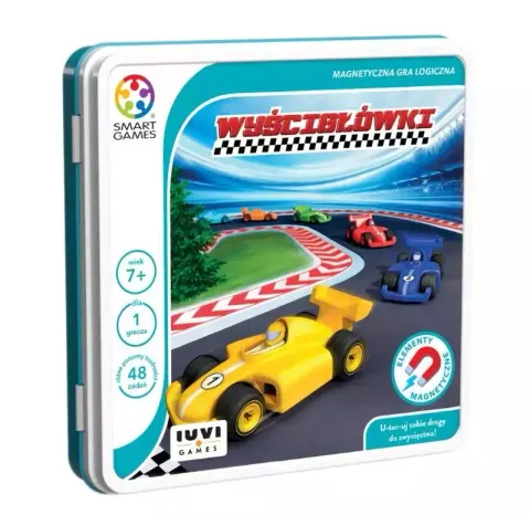 Gra logiczna magnetyczna Wyścigłówki 7+, Smart Games