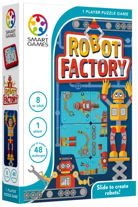 Smart Games Robot Factory (ENG) IUVI Games - Gra logiczna dla dzieci