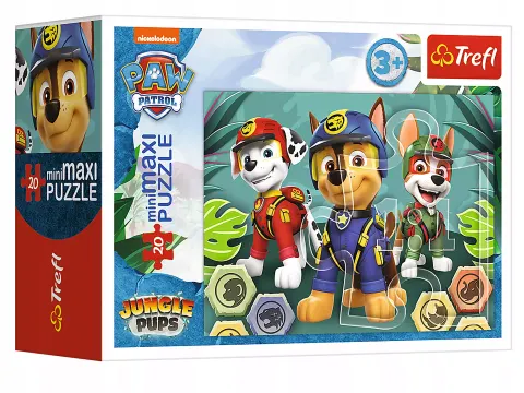Puzzle 20el Minimaxi Trefl 21145 Wesole Pieski