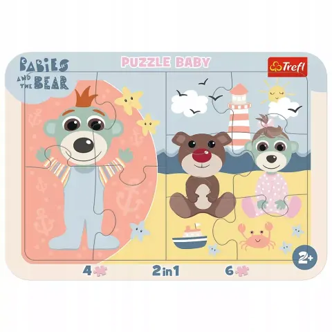 Puzzle ramkowe Baby - Słodkie Bobaski TREFL