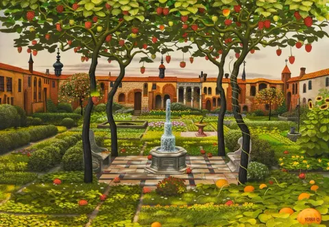 Puzzle CASTORLAND 1500 - Patio - Art Collection