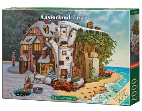 Puzzle 2000 elementów. Art Collection. Madeira w Wigilię Bożego Narodzenia