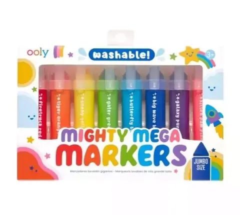 Ooly - flamastry zmywalne Mighty Mega