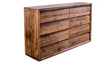 Ekodom - Komoda 4/4, 150 cm Dąb