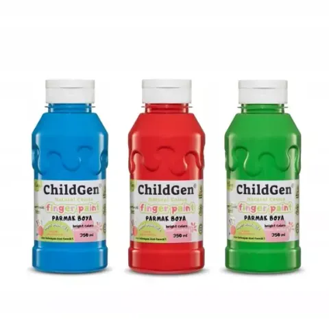 Farby do malowania palcami 3x350ml łatwo Zmywalne / ChildGen