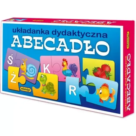 Układanka dydaktyczna Abecadło, Adamigo