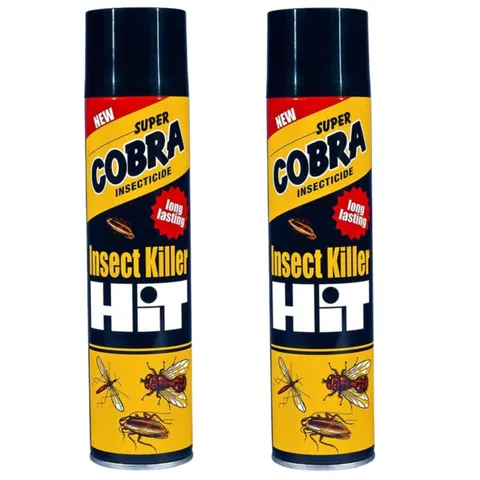 HIT KILLER COBRA Muchozol na muchy i inne owady 400 ml, pakiet 2 szt.