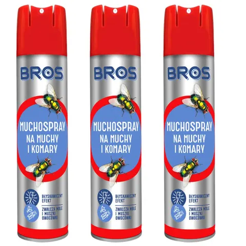 BROS Muchospray 750 ml, pakiet 3 szt.