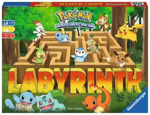 Ravensburger, Labyrinth Pokemon, gra familijna